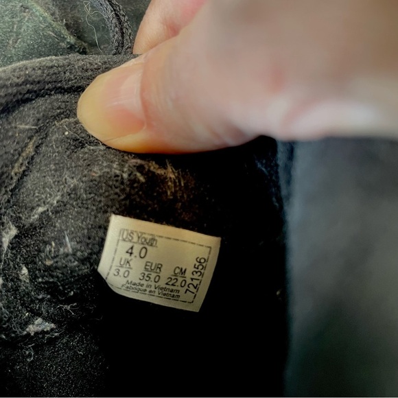 Vans Kids Boys Filmore High-Top Shoes sz 4 Black - Picture 6 of 6